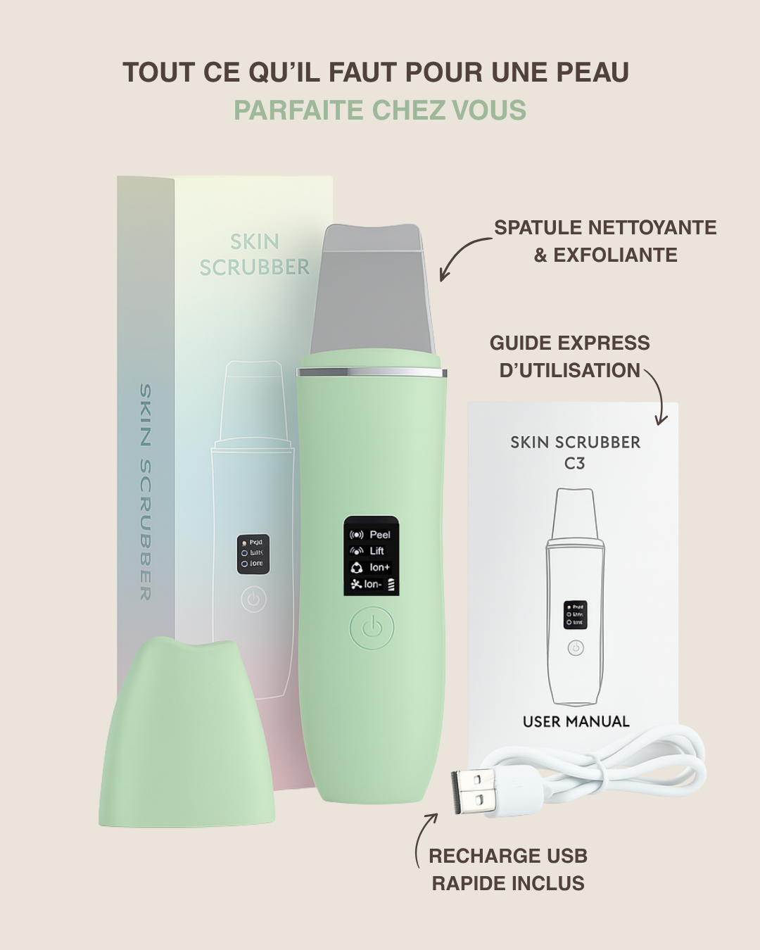 Skin Scrubber – L’Allié Peau Zéro Défaut