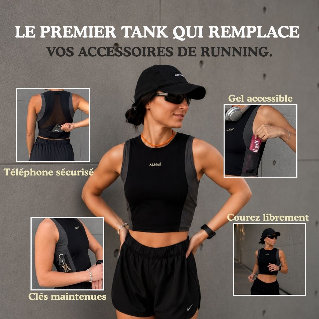 Top Running Poches Intégrées